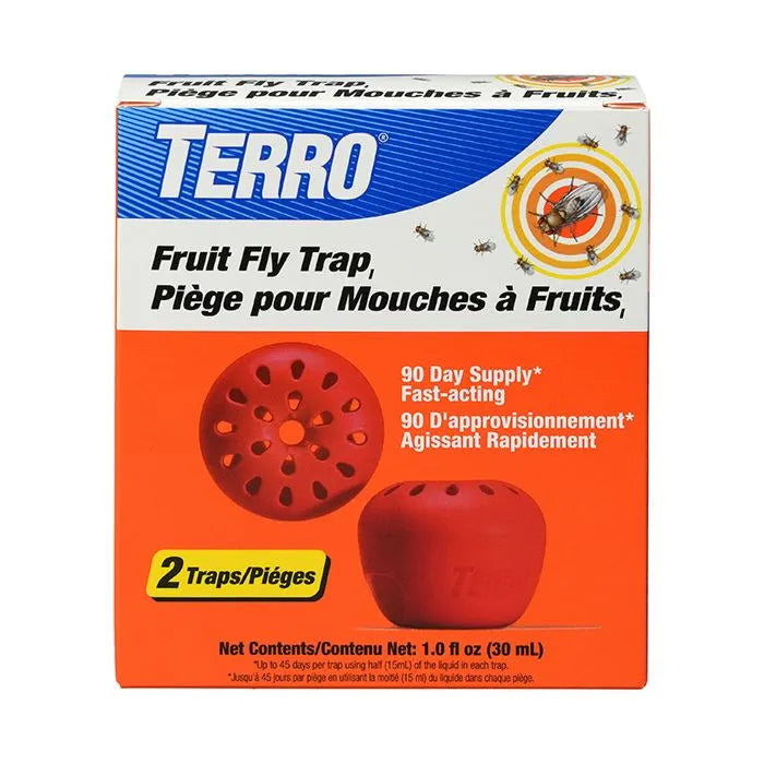 TERRO® Fruit Fly Trap (2/Pkg)