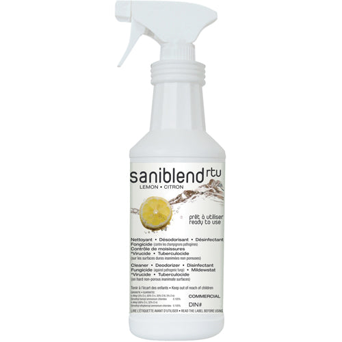 Saniblend RTU Lemon Quaternary Disinfectant 950ml