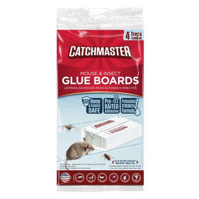 Catchmaster® Mouse & Insect Glue Boards (4/Pkg)